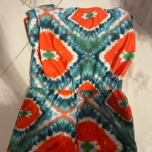 Tie dye romper